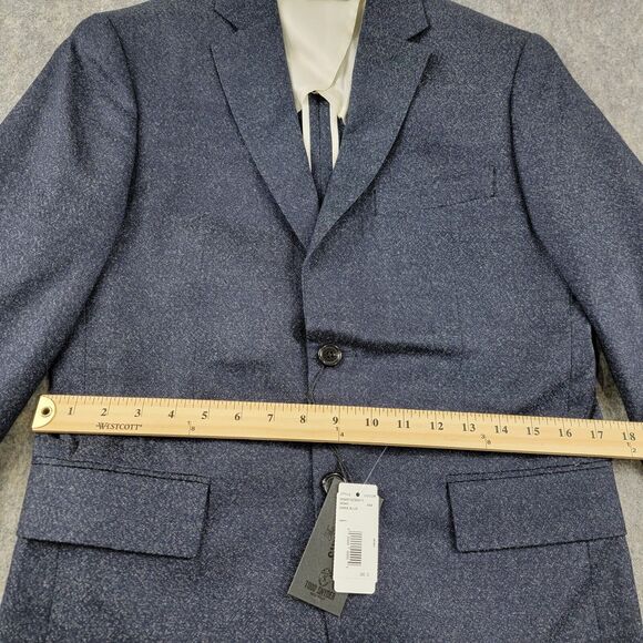 Todd Snyder Donegal Sutton Suit Jacket Sport Coat Blazer size 36S Blue NWT $698 - Picture 7 of 14